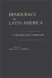 Cover of: Democracy in Latin America: Colombia and Venezuela