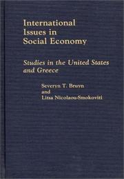 Cover of: International issues in social economy by Severyn Ten Haut Bruyn