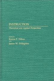 Cover of: Instruction: Theoretical and Applied Perspectives