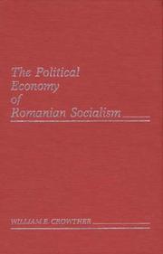 Cover of: The political economy of Romanian socialism