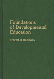 Cover of: Foundations of developmental education