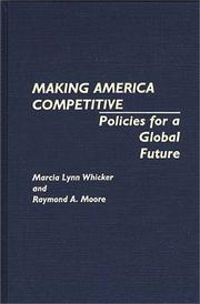 Cover of: Making America competitive by Marcia Lynn Whicker