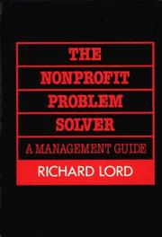 Cover of: The nonprofit problem solver: a management guide