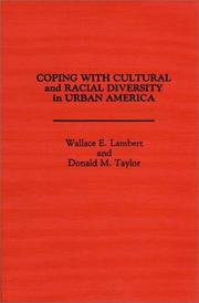Cover of: Coping with cultural and racial diversity in urban America