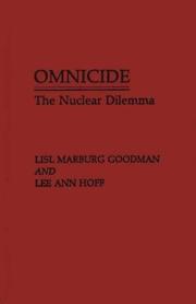 Cover of: Omnicide: The Nuclear Dilemma