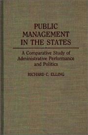 Public management in the states by Richard C. Elling