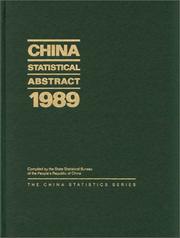 Cover of: China statistical abstract, 1989