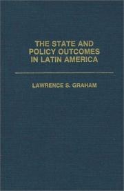 Cover of: state and policy outcomes in Latin America