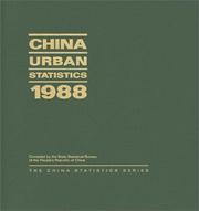Cover of: China Urban Statistics 1988