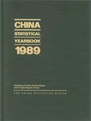 Cover of: China Statistical Yearbook 1989: (China Statistics Series)