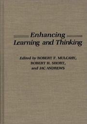 Cover of: Enhancing learning and thinking