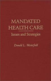 Cover of: Mandated health care: issues and strategies
