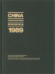 Cover of: China Trade and Price Statistics 1989 (China Statistics Series)