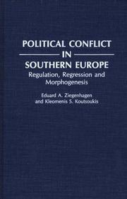 Political conflict in southern Europe by Eduard A. Ziegenhagen