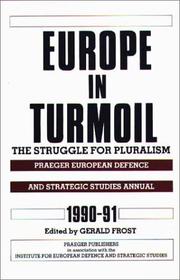 Cover of: Europe in Turmoil: The Struggle for Pluralism