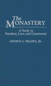 Cover of: The monastery | George A. Hillery
