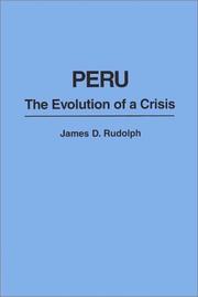 Cover of: Peru: The Evolution of a Crisis (Politics in Latin America)