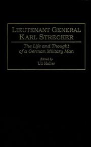 Cover of: Lieutenant General Karl Strecker | Uli Haller