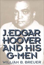 Cover of: J. Edgar Hoover and his G-men