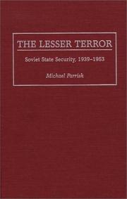 Cover of: The lesser terror by Michael Parrish