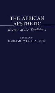 Cover of: The African Aesthetic by Kariamu Welsh-Asante