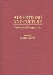 Cover of: Advertising and culture by edited by Mary Cross.