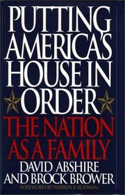 Cover of: Putting America's house in order: the nation as a family