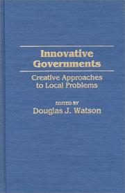 Cover of: Innovative Governments | Douglas J. Watson