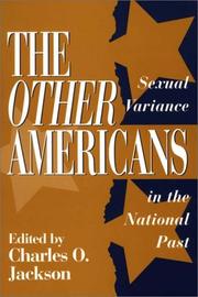 Cover of: The Other Americans: Sexual Variance in the National Past