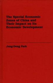 Cover of: special economic zones of China and their impact on its economic development