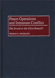 Cover of: Peace Operations and Intrastate Conflict by Thomas R. Mockaitis