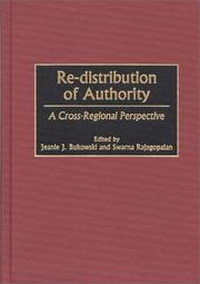 Cover of: Re-distribution of Authority by 