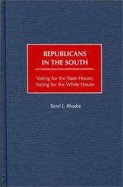 Cover of: Republicans in the South: Voting for the State House, Voting for the White House