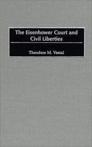 Cover of: The Eisenhower Court and civil liberties