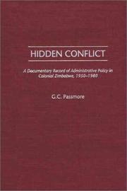 Cover of: Hidden conflict by Gloria C. Passmore