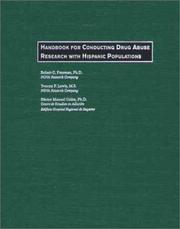 Cover of: Handbook for Conducting Drug Abuse Research with Hispanic Populations
