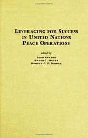 Cover of: Leveraging for Success in United Nations Peace Operations