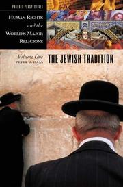 Cover of: Human Rights And The World's Major Religions, Volume One: The Jewish Tradition