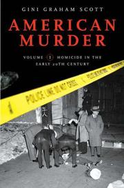Cover of: American Murder [Two Volumes] by Gini Graham Scott
