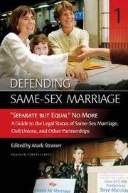 Cover of: Defending Same-Sex Marriage: Three Volumes]