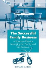 Cover of: The Successful Family Business by Edward D. Hess