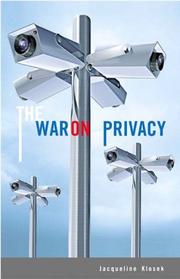 Cover of: The War on Privacy