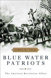 Cover of: Blue Water Patriots: The American Revolution Afloat