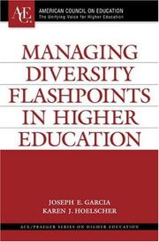 Cover of: Managing Diversity Flashpoints in Higher Education (ACE/Praeger Series on Higher Education)