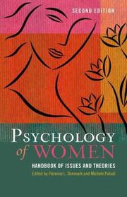 Cover of: Psychology of Women: A Handbook of Issues and Theories Second Edition (Women's Psychology)
