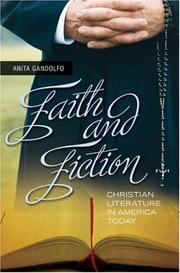 Cover of: Faith and Fiction by Anita Gandolfo