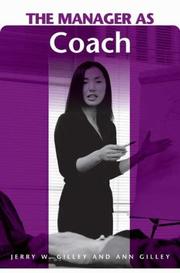 Cover of: The Manager as Coach (The Manager as ...)