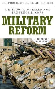 Cover of: Military Reform: A Reference Handbook (Contemporary Military, Strategic, and Security Issues)