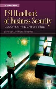 Cover of: PSI Handbook of Business Security [Two Volumes] by W. Timothy Coombs