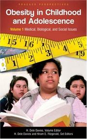 Cover of: Obesity in Childhood and Adolescence [Two Volumes] (Child Psychology and Mental Health)